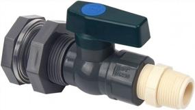 img 4 attached to Efficient AutoRocking Spigot Rain Barrel Faucet Kit With PVC Valve And Bulkhead Fitting - Perfect For Water Storage In Tanks, Aquariums, Tubs, And Pools (3/4 Inch, DN20, PN10)