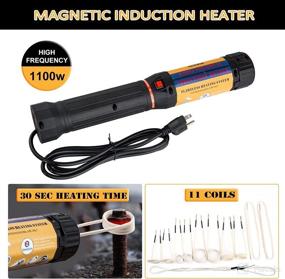 img 3 attached to 🔧 EMAGIH 110V 1100W Auto Use Bolts Nuts Remover - Portable Flameless Magnetic Induction Heater for Car Garage Repairing and PDR Tools