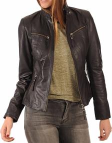 img 3 attached to 🧥 LEATHER FARM XXL Lambskin Leather Women's Coats, Jackets & Vests - Stylish and Spacious Apparel