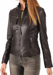 img 2 attached to 🧥 LEATHER FARM XXL Lambskin Leather Women's Coats, Jackets & Vests - Stylish and Spacious Apparel