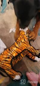 img 5 attached to 🐯 TUFFY - The Ultimate Soft Dog Toy: Zoo Junior Tiger - Unmatched Durability, Strength & Toughness. Interactive Play (Tug, Toss & Fetch). Machine Washable & Floats.