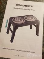 img 1 attached to URPOWER Elevated Dog Bowls 4 Height Adjustable Raised Dog Bowl With 2 Stainless Steel Dog Food Bowls Non-Slip Dog Bowl Stand Adjusts To 3.2”, 8.7”, 10.2”, 11.8” For Small Medium Large Dogs And Pets review by Kelly Sadiq