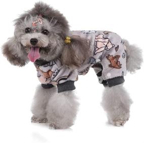 img 3 attached to Pajamas Jammies Chihuahua Jumpsuit Clothing Dogs ... Apparel & Accessories