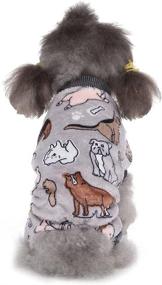 img 2 attached to Pajamas Jammies Chihuahua Jumpsuit Clothing Dogs ... Apparel & Accessories