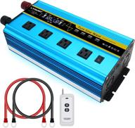 💡 lvyuan pure sine wave inverter 2500w 12v to 110v dc to ac with remote control, lcd display, 4 ac outlets, and 4 usb ports - ideal for car, truck, and solar systems logo