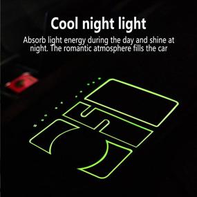 img 2 attached to 📱 2022 New Car Dashboard Phone Mat with Non-Slip Surface, Glow in The Dark Feature, Temporary Car Parking Card Number Plate, Aromatherapy and Universal Anti-Shake Phone Holder - White