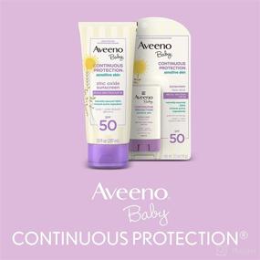 img 1 attached to 🧴 Aveeno Baby Continuous Water Resistant Travel Size Skincare for Improved SEO