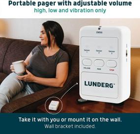 img 3 attached to Lunderg Early Alert Bed Alarm System With Call Button, Wireless Bed Sensor Pad & Pager - Elderly Monitoring Kit With Pre-Alert Smart Technology - Bed Alarms And Fall Prevention For Elderly