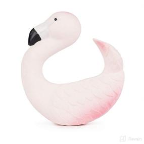 img 3 attached to 🦩 Oli & Carol Sky The Flamingo: Chewable Bracelet Teether for Babies and Toddlers