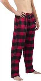 img 2 attached to Cozy up in Style: NORTY Mens Flannel Pajama Pants for Unmatched Sleep and Lounge Comfort