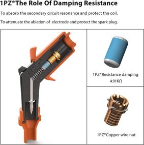 img 2 attached to Ignition Coil Replacement 1PZ BT2-OW1 for Yamaha Bear Tracker 250 YFM250, YFM100 Badger, and YFM80 1989-2004