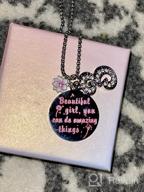 img 1 attached to 🎁 Birthday Bracelet Necklace: Perfect Jewelry Gift for Daughters and Girls review by Jamie Lundgren