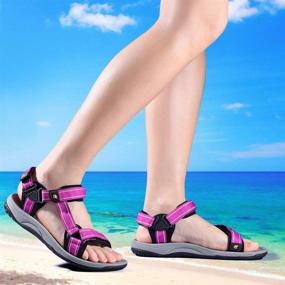 img 2 attached to CAMELSPORTS Sandals Comfortable Walking Athletic Women's Shoes : Athletic