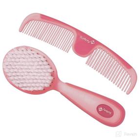 img 4 attached to Raspberry Safety 1st Easy Grip Brush and Comb