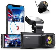 📸 redtiger f7n 4k dual dash cam with wifi, gps, front 4k/2.5k and rear 1080p dual dash camera for cars, 3.16" display, 170° wide angle dashboard camera recorder, supports up to 256gb max capacity логотип