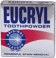 eucryl toothpowder original powerful removal oral care ~ toothpaste logo