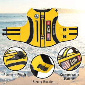 img 3 attached to 🐶 Stay Afloat with the Body Glove Dog Life Jacket - Premium Dog Life Vest for Water Activities - Dog Flotation Livevest