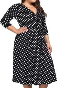 img 1 attached to Kissmay Buffalo Dresses Christmas Oversize Women's Clothing : Dresses