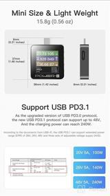 img 1 attached to 💪 Ultimate Power-Z KM002C USB-C Tester PD3.1 QC5.0 - Unleash New Potential!