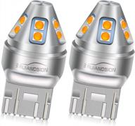 улучшите освещение вашего автомобиля с помощью светодиодных ламп ruiandsion 7440/7443 - идеальная замена для фонарей заднего хода и указателей поворота логотип