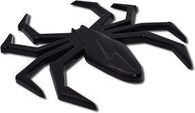 img 4 attached to Black Spider Metal Auto Emblem - Add A Stylish Touch To Your Vehicle!