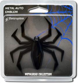 img 1 attached to Black Spider Metal Auto Emblem - Add A Stylish Touch To Your Vehicle!