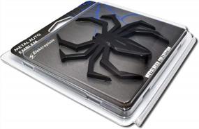 img 2 attached to Black Spider Metal Auto Emblem - Add A Stylish Touch To Your Vehicle!