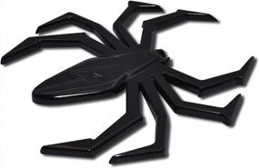 img 3 attached to Black Spider Metal Auto Emblem - Add A Stylish Touch To Your Vehicle!