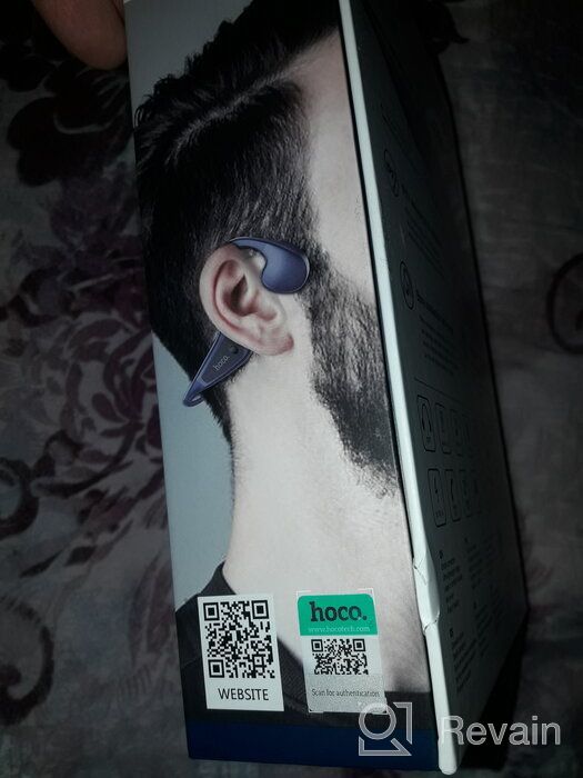 img 1 attached to Wireless headset “ES57 Cool sound” with bone conduction black review by Anastazja Chteinman ᠌