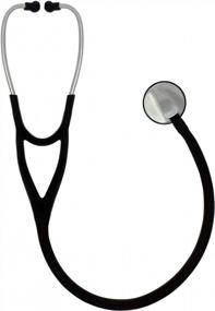 img 3 attached to EverOne Professional Cardiology Stethoscope, Black 27 Inch - SEO Optimized