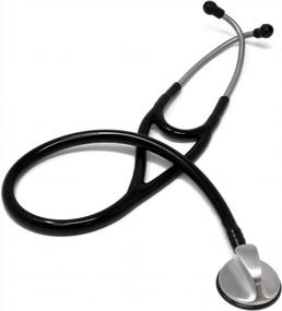 img 4 attached to EverOne Professional Cardiology Stethoscope, Black 27 Inch - SEO Optimized
