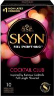 10-pack skyn cocktail club condoms with premium flavoring логотип