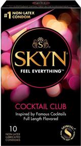 img 2 attached to 10-Pack SKYN Cocktail Club Condoms With Premium Flavoring