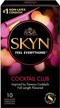10-pack skyn cocktail club condoms with premium flavoring logo