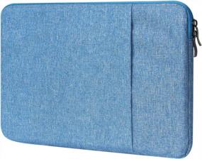 img 4 attached to 🔵 ProElife 12-Inch Laptop Sleeve Case Cover: Canvas Tablet Protective Bag for Microsoft Surface Pro 4/5/6/7 (2017-2020) & MacBook Air 11.6-Inch and MacBook 12-Inch (Blue)