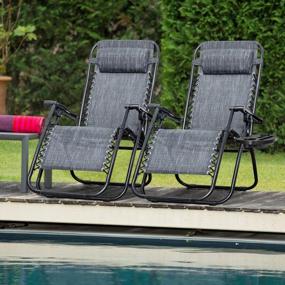 img 3 attached to Relax In Style With Flamaker'S Adjustable Zero Gravity Chair For Outdoor Living