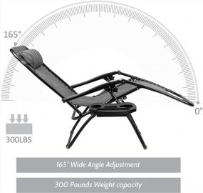 img 2 attached to Relax In Style With Flamaker'S Adjustable Zero Gravity Chair For Outdoor Living