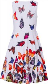 img 1 attached to Girls' Sleeveless Floral Print Dress By BFUSTYLE - Age 4-15 Years