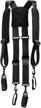 aisenin nylon police duty belt suspenders - duty belt harness tool belt suspenders padded logo