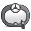grey brica breeze baby in-sight fan car mirror - keep your little one cool on the road! logo