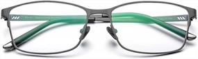 img 1 attached to FONEX Titanium Glasses Eyeglasses 8505