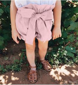 img 2 attached to 👶 Stylish AYIYO Baby Bubble Shorts: Adorable Bowknot Ruffle Bloomers for Infant Toddler Girls