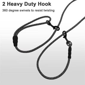 img 2 attached to MayPaw 16FT Long Rope Leash: Versatile Dog Training & Tie-Out Check Cord for Outdoor Activities