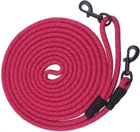 img 3 attached to MayPaw 16FT Long Rope Leash: Versatile Dog Training & Tie-Out Check Cord for Outdoor Activities