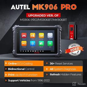 img 3 attached to 🔧 Autel MaxiCOM MK906 Pro: Upgraded 2022 Diagnostic Scanner with ECU Coding, Bi-Directional Control, 36+ Services, and Wi-Fi Printing - All System Coverage with CAN FD & DoIP