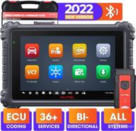 🔧 autel maxicom mk906 pro: upgraded 2022 diagnostic scanner with ecu coding, bi-directional control, 36+ services, and wi-fi printing - all system coverage with can fd & doip логотип