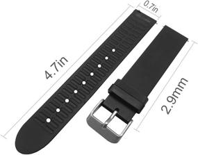 img 2 attached to Silicone Replacement Fitness Band Wristband Strap For Withings Activite Pop/Activite Steel/Go By Bossblue