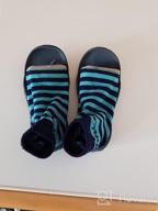 img 1 attached to Outdoor Playshoes: Striped Rubber Beach Shoes for Toddler Boys review by Michael Copeland