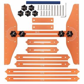 img 4 attached to Neitra Stair Tread Template Tool: Accurately Measure Angle And Length Of Stairs With Solid Metal Jig And Dual-Use Sliding Rod And Wooden Strip