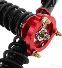 img 1 attached to 🔧 ECCPP Red Adjustable Height Coilover Struts for 2006- 2011 Honda Civic – Complete Suspension Kit